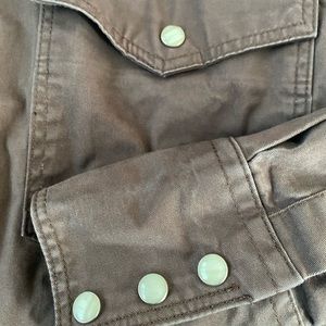 Cavenders Cowboy Workwear WorkFlex Men's Chocolate Long Sleeve Work Shirt